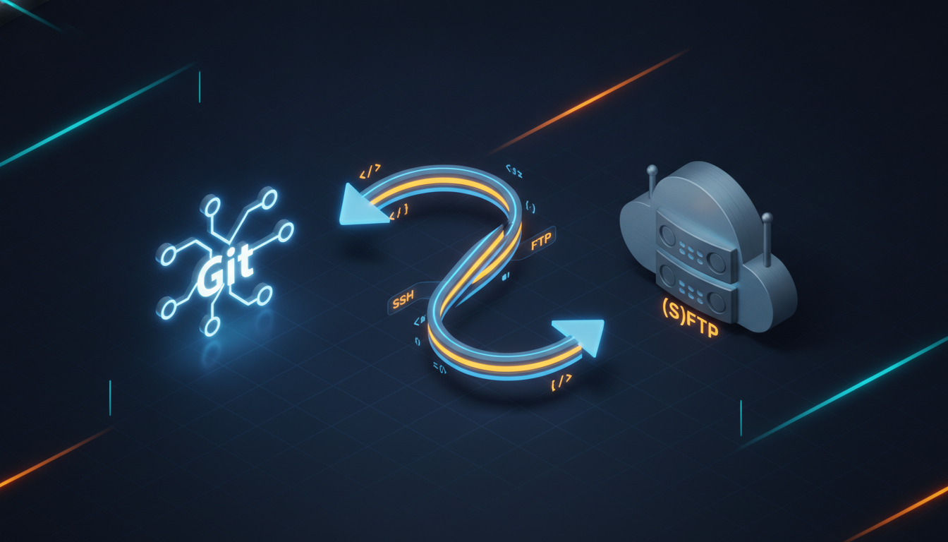Como Automatizar a Sincronização Entre um Repositório Git Local e um Servidor (S)FTP
