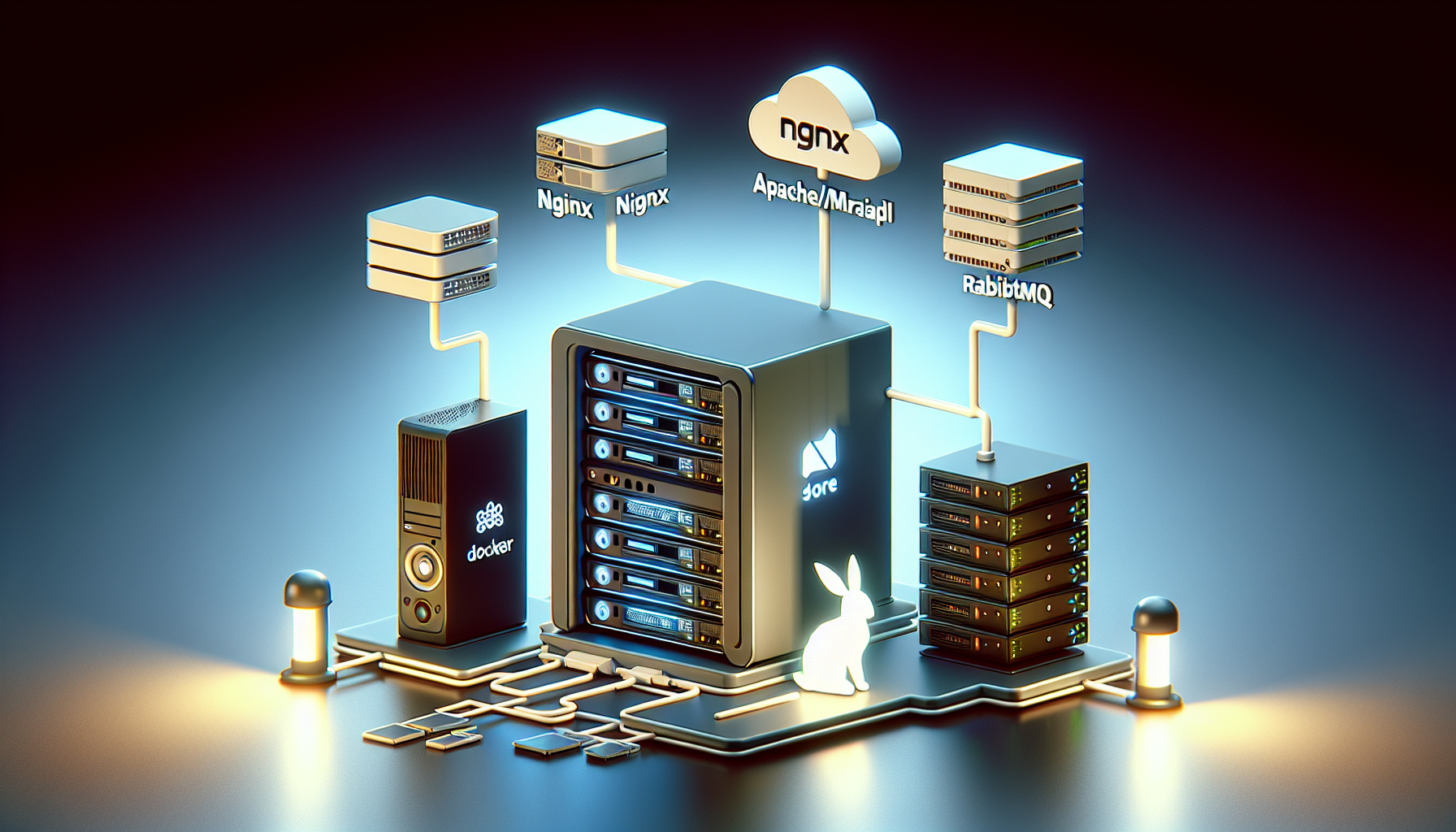 Playing with Docker: NGINX, Apache, RabbitMQ, MailHog, MySQL/MariaDB